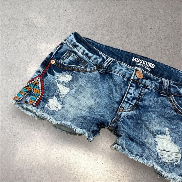 Mossimo Supply Co. Low Rise Micro Denim Shorts - Picture 3 of 5